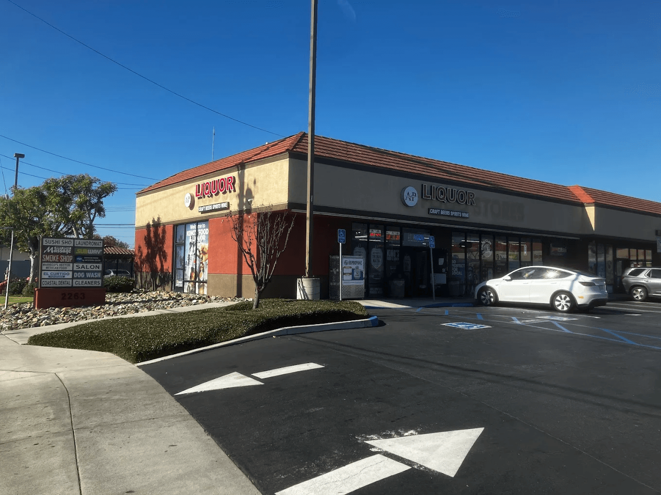 AP Liquor storefront in Costa Mesa