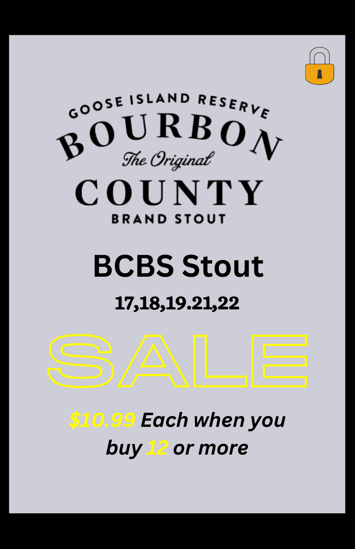 Beer Bottles Happy Hour Flyer